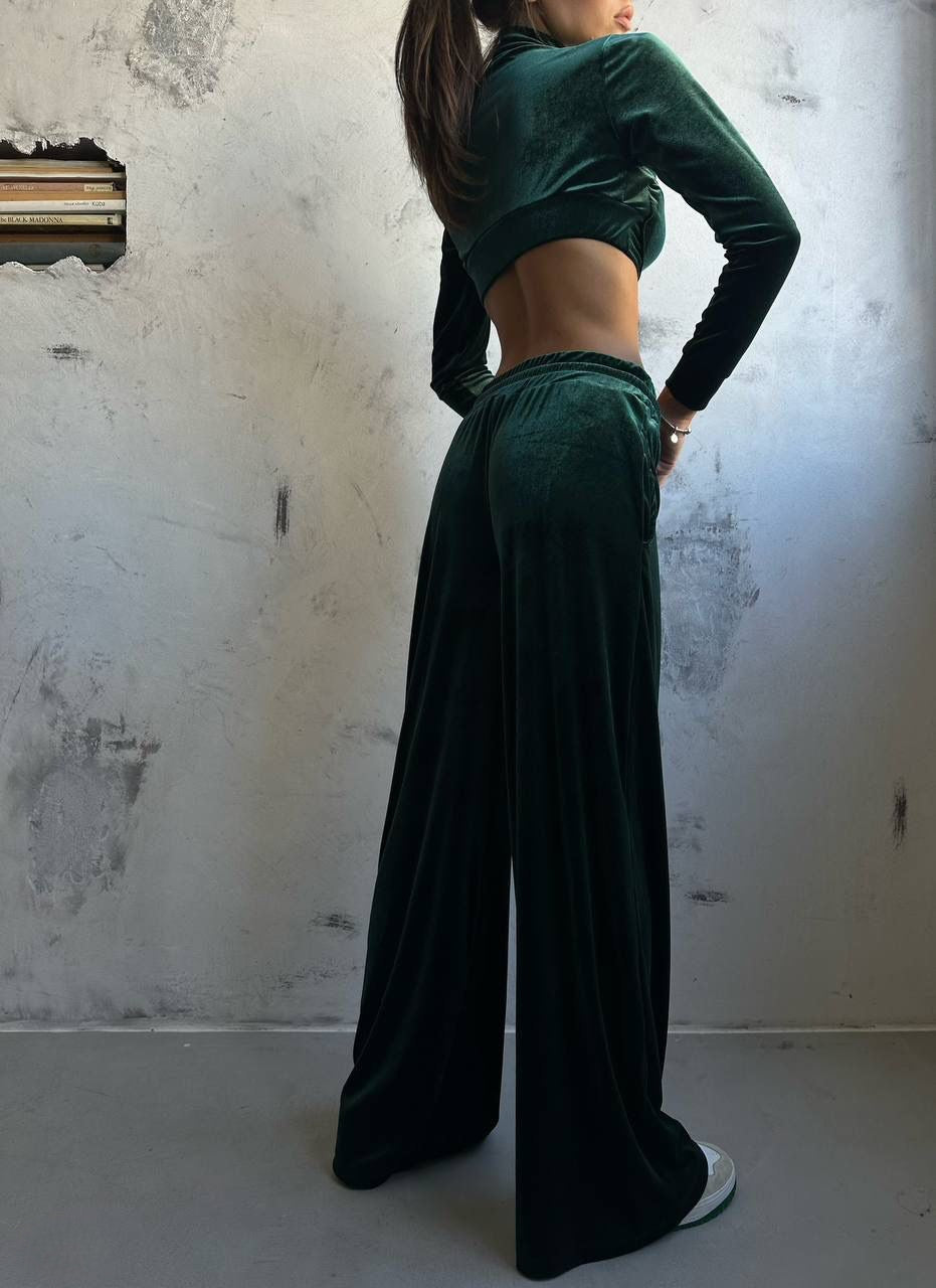 Wide Leg Track Suit